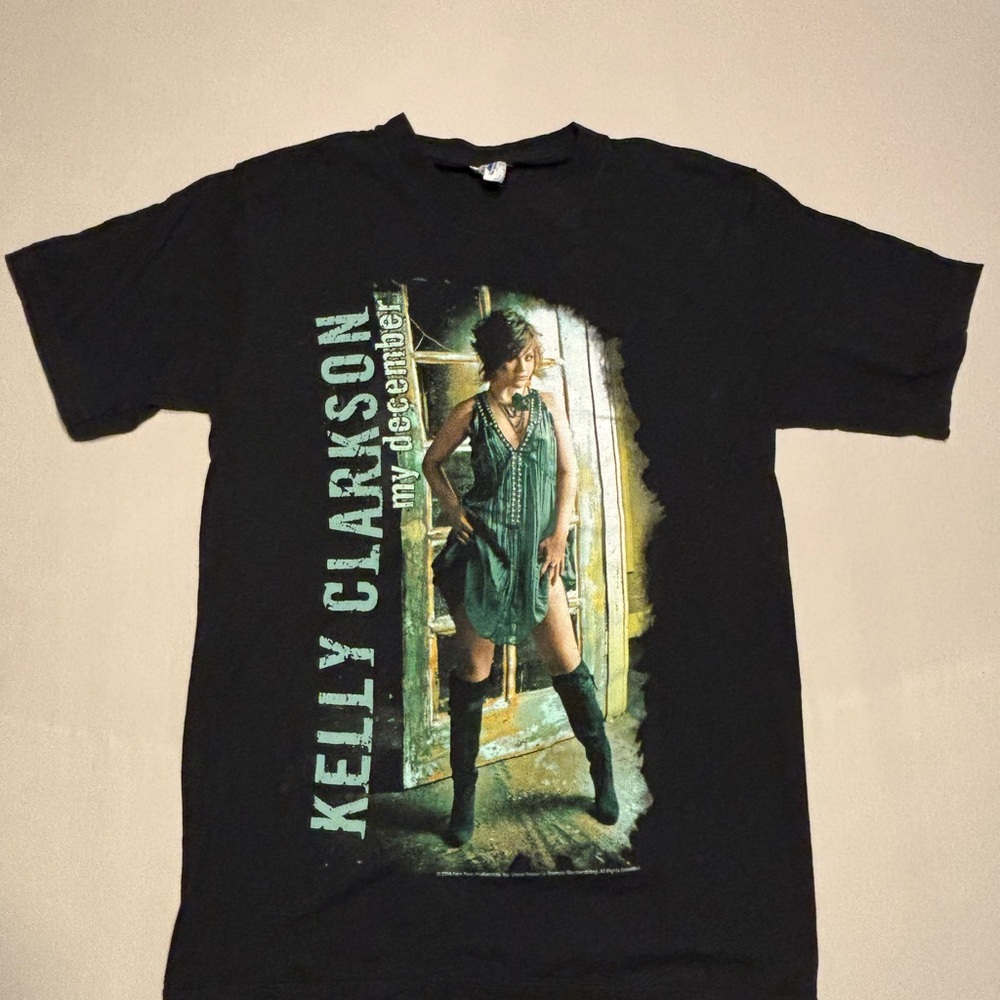 Kelly Clarkson My December Black Graphic Tee 2008